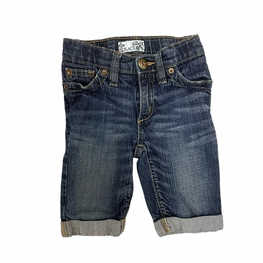 The Children’s Place Cuffed Jeans Size 5 Medium Wash